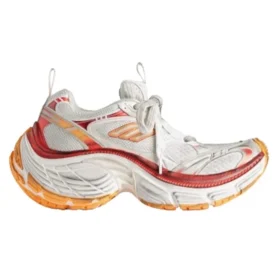 10XL Sneaker „Weiß, Rot und Orange – Mesh, TPU und Gummi“ 792778W2MV29670