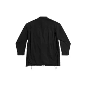 23SS Asymmetry Deconstructed Shirt „Black“ 720102TNP041000