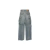 24SS 2-Wege-Denim-Cargo-Hose mit Reißverschluss „Blue“ 773759TPW534868