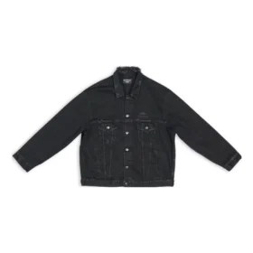 3B Sports Icon Denim-Jacke, Large-Passform „Schwarz“ 704298TBP471029
