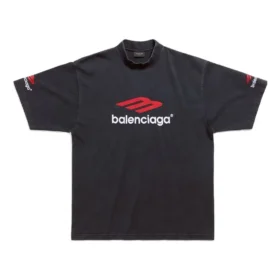 3b Sports Icon T-Shirt „Black Red White“ 764235TPVD71470