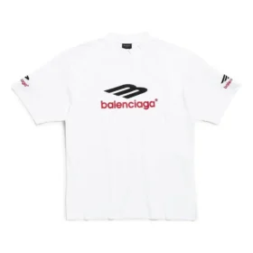3b Sports Icon T-Shirt „White Black Red“ 764235TPVD79065