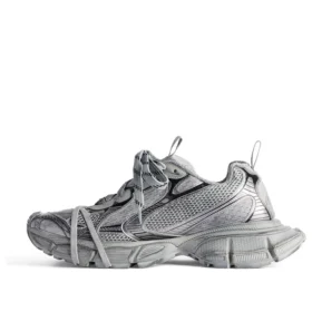 3XL-Sneaker „Graues Mesh und Polyurethan“ 734731W3XL11210