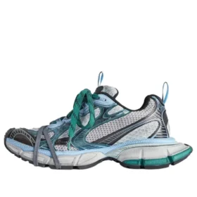 3XL-Sneaker „Grey Blue Mesh“ 734734W3XL53124