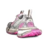 3XL-Sneaker „Weiß, Grau und Rosa – Mesh und Polyurethan“ 734731W3XL59050