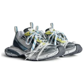 3XL Sneaker „White Blue Yellow Mesh“ 734734W3XL59047