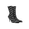 80 mm Monogram-Logo-Stiefel aus Spandex „Black“ 549784W1P601264