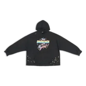 90/10 Hoodies Wide Fit „Washed Black“ 674986TMVH41055