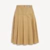 A-Linien-Baumwollrock für Damen in Camel A-Linien-Baumwollrock für Damen in Camel