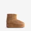 Alaska-Plateau-Stiefeletten für Damen in Braun/Weiß Alaska-Plateau-Stiefeletten für Damen in Braun/Weiß