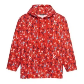 All Over Interlocked BB Hoodie „Red“ 594576THV676400