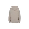 Alphabet-Logo-Hoodie Grau Weiß 641529TJVB19054