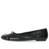 Anatomische Ballerinen-Schuhe „Schwarz, glänzend, weiches Lammfell“ 714260WBCW01000