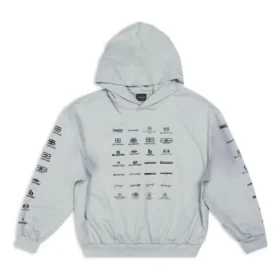 Archives Logos Hoodie „Light Grey“ 726241TNVQ81342