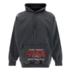 B Authentic Vintage Jersey Oversized-Hoodie „Washed Black“ 697879TMVB11000