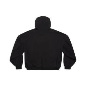 Back Flip Round Hoodie Oversized „Schwarz Weiß“ 761458TPVG11070