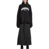 Back Flip Round Hoodie Oversized „Schwarz Weiß“ 761458TPVG11070