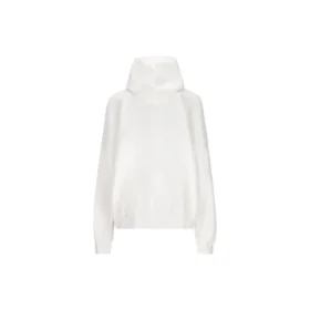 Back Flip Round Hoodie Oversized „White Black“ 761458TPVG19040