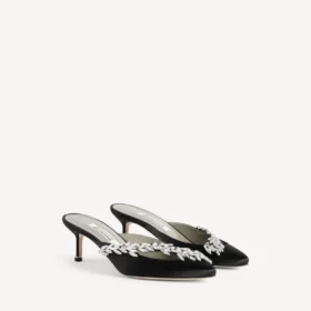 Balenciaga für Damen | Manolo Blahnik Pantoletten in Schwarz