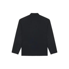 Balenciaga FW21 Retro-Strickjacke für Herren, groß, schwarz 662388TAV041000