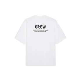 Balenciaga Herren-Crew-Shirt mit Alphabet-Print, kurzärmelig, weiß 620969TIV749040 Balenciaga Herren-Crew-Shirt mit Alphabet-Print, kurzärmelig, weiß 620969TIV749040