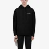 Balenciaga Herren FW21 Langarmshirt mit Logo-Aufdruck, Schwarz 600583TIV841070