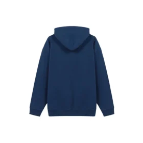 Balenciaga Herren-Kapuzenpullover mit Fleecefutter, lockere Passform, langärmelig, blau 570811TJV854866