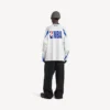 Balenciaga Herren | NBA-Kollaboration: Oversize-Langarm-T-Shirt in Weiß/Mehrfarbig Balenciaga Herren | NBA-Kollaboration: Oversize-Langarm-T-Shirt in Weiß/Mehrfarbig