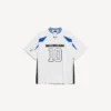 Balenciaga Herren | NBA-Kollaboration: Oversize-T-Shirt in Weiß/Mehrfarbig Balenciaga Herren | NBA-Kollaboration: Oversize-T-Shirt in Weiß/Mehrfarbig