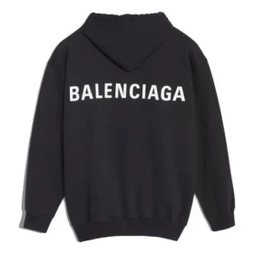 Balenciaga Herren-Pullover mit großem Logo-Aufdruck, schwarz, 556143TAV371000 Balenciaga Herren-Pullover mit großem Logo-Aufdruck, schwarz, 556143TAV371000
