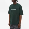 Balenciaga Herren-Pullover mit Rundhalsausschnitt, Alphabet-Print, kurzärmelig, grün 612966TIV543011