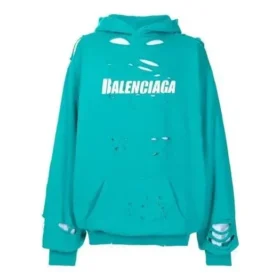 Balenciaga Herren SS21 Classic Alphabet Printing Hole Sky Blue 659403TKVB64661 Balenciaga Herren SS21 Classic Alphabet Printing Hole Sky Blue 659403TKVB64661