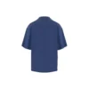 Balenciaga Herren SS21 Laufshirt mit Musterdruck und Logo, locker geschnitten, kurzärmelig, blau 641614TJVK64866