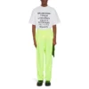 Balenciaga Herren SS21 Word Kurzarm-T-Shirt, weiß, 641613TJVI59040