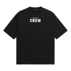 Balenciaga Herren-T-Shirt mit Alphabet-Aufdruck, kurzärmelig, schwarz 620969TIV741070 Balenciaga Herren-T-Shirt mit Alphabet-Aufdruck, kurzärmelig, schwarz 620969TIV741070