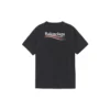 Balenciaga Herren-T-Shirt mit Alphabet-Aufdruck, kurzärmelig, schwarz 641675TIV521070