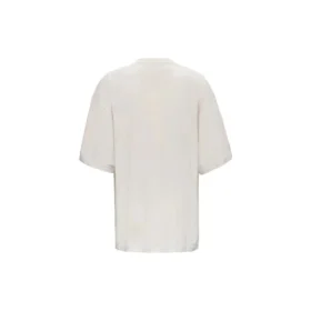 Balenciaga Herren-T-Shirt mit Alphabet-Logo, kurzärmelig, grau-weiß 641614TJVA99054 Balenciaga Herren-T-Shirt mit Alphabet-Logo, kurzärmelig, grau-weiß 641614TJVA99054