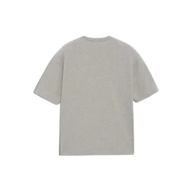 Balenciaga Herren-T-Shirt mit BB-Logo-Aufdruck, kurzärmelig, grau 544271TCV251300 Balenciaga Herren-T-Shirt mit BB-Logo-Aufdruck, kurzärmelig, grau 544271TCV251300