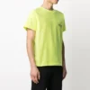 Balenciaga Herren-T-Shirt mit kleinem Logo, Rundhalsausschnitt, kurze Ärmel, gelb 620967TJVF77110