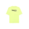 Balenciaga Herren-T-Shirt mit Logo-Aufdruck, kurzärmelig, gelb 641675TJVF77110