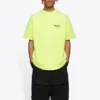 Balenciaga Herren-T-Shirt mit Logo-Aufdruck, kurzärmelig, gelb 641675TJVF77110