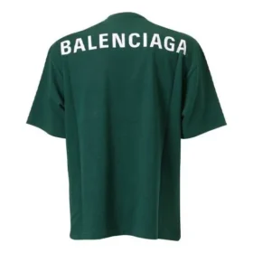 Balenciaga Herren-T-Shirt mit Logo-Aufdruck, kurzärmelig, grün 570805THV803230 Balenciaga Herren-T-Shirt mit Logo-Aufdruck, kurzärmelig, grün 570805THV803230
