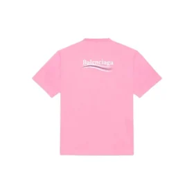 Balenciaga Herren-T-Shirt mit Logo-Aufdruck, kurzärmelig, rosa 641675TJVF75713 Balenciaga Herren-T-Shirt mit Logo-Aufdruck, kurzärmelig, rosa 641675TJVF75713