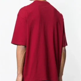 Balenciaga Herren-T-Shirt mit Logo, Rundhalsausschnitt, kurze Ärmel, rot 556148TDV516064 Balenciaga Herren-T-Shirt mit Logo, Rundhalsausschnitt, kurze Ärmel, rot 556148TDV516064
