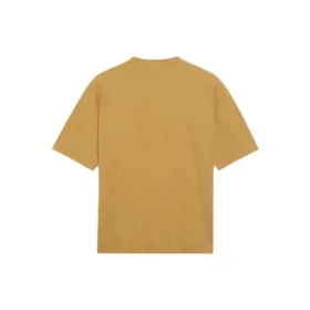 Balenciaga Herren-T-Shirt mit Rundhalsausschnitt, Alphabet-Print und kurzen Ärmeln, khaki, 620969TIV509605