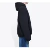 Balenciaga Herren „Uniform Plush Loose Classic“ Schwarz 620973TIV801000