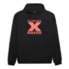 Balenciaga Herren X-Rated Schwarz Rot Schwarz 620973TIVA81076