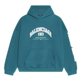 Balenciaga Hoodie, weite Passform „Indigo“ 674986TLVJ24480