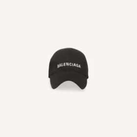 Balenciaga-Kappe in Schwarz/Weiß Balenciaga-Kappe in Schwarz/Weiß