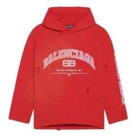 Balenciaga Kurzer Hoodie „Cardi Red“ 670946-TLVJ3-6441 Balenciaga Kurzer Hoodie „Cardi Red“ 670946-TLVJ3-6441